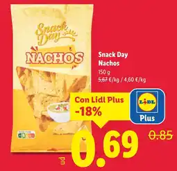 Lidl SNACK DAY Snack Day Nachos oferta
