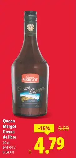 Lidl Queen Margot Crema de licor oferta