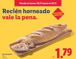 Lidl Barra de pueblo oferta