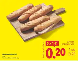 Lidl Baguetina integral 51% oferta