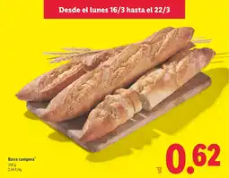 Lidl Barra campera oferta