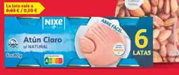 Lidl NIXE Atún claro al natural oferta