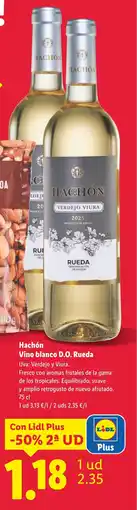 Lidl Hachón Vino blanco D.O. Rueda oferta