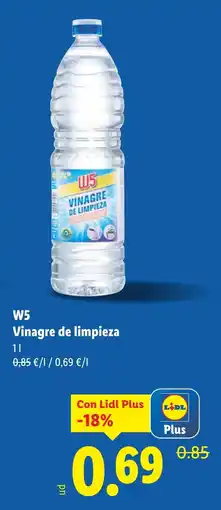 Lidl W5 Vinagre de limpieza oferta