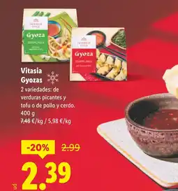 Lidl VITASIA Gyozas oferta