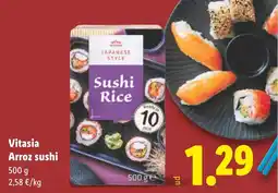Lidl VITASIA Arroz sushi oferta