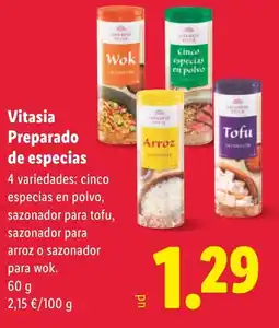 Lidl VITASIA Preparado de especias oferta