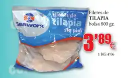 Congelados Copos Filetes de tilapia oferta