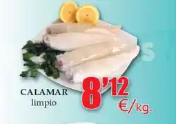 Congelados Copos Calamar limpio oferta