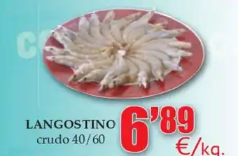 Congelados Copos Langostino crudo 40/60 oferta