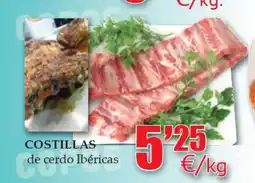 Congelados Copos Costillas de cerdo ibéricas oferta
