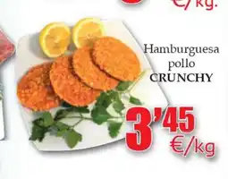 Congelados Copos Hamburguesa pollo crunchy oferta