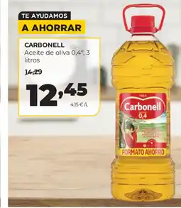 Alimerka CARBONELL Aceite de oliva 0,4° oferta
