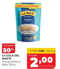 Alimerka LA GULA DEL NORTE con gambas al ajillo oferta