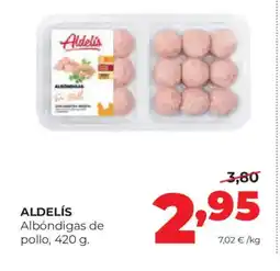 Alimerka ALDELÍS Albóndigas de pollo oferta
