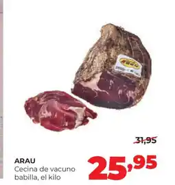 Alimerka ARAU Cecina de vacuno babilla oferta