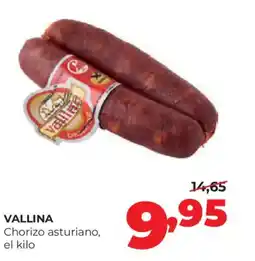 Alimerka VALLINA Chorizo asturiano oferta