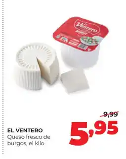 Alimerka EL VENTERO Queso fresco de burgos oferta