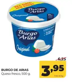 Alimerka BURGO DE ARIAS Queso fresco oferta