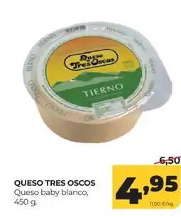 Alimerka QUESO TRES OSCOS Queso baby blanco oferta