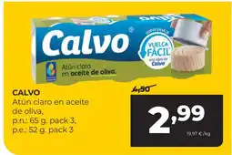 Alimerka CALVO Atún claro en aceite de oliva oferta