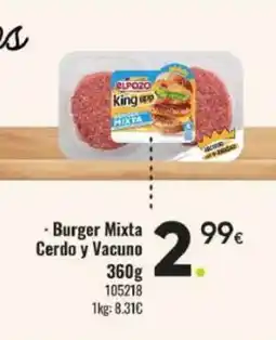 Family Cash Burger Mixta Cerdo y Vacuno oferta