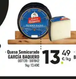Family Cash GARCÍA BAQUERO Queso Semicurado oferta