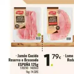 Family Cash ESPUÑA Jamón Cocido Reserva o Braseado oferta
