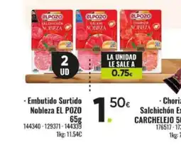 Family Cash EL POZO Embutido Surtido Nobleza oferta