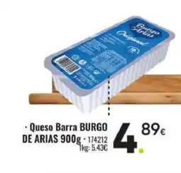 Family Cash BURGO DE ARIAS Queso Barra oferta