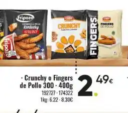 Family Cash Crunchy o Fingers de Pollo oferta