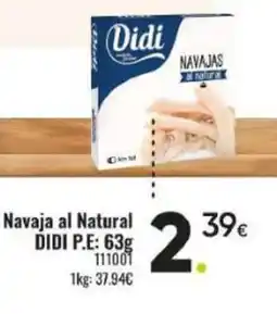 Family Cash DIDI Navaja al Natural oferta