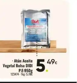 Family Cash DIDI Atún Aceite Vegetal Bolsa oferta