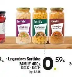 Family Cash FAMILY Legumbres Surtidas oferta
