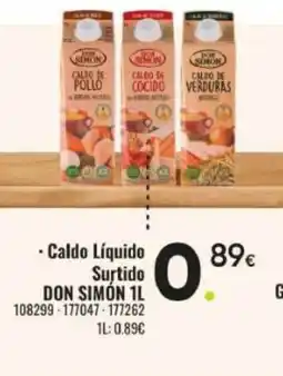 Family Cash DON SIMÓN Caldo Líquido Surtido oferta