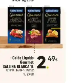 Family Cash GALLINA BLANCA Caldo Líquido Gourmet oferta