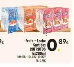Family Cash COFRUTOS Fruta + Leche Surtidos oferta