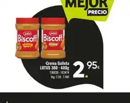 Family Cash LOTUS Crema Galleta oferta