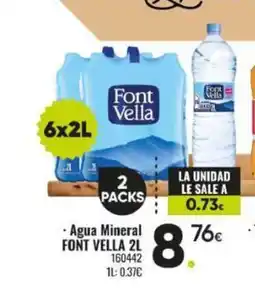 Family Cash FONT VELLA Agua Mineral oferta