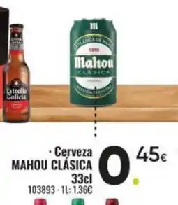 Family Cash MAHOU CLÁSICA Cerveza oferta