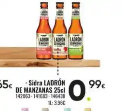 Family Cash LADRÓN DE MANZANAS Sidra oferta