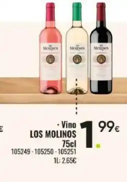 Family Cash LOS MOLINOS Vino oferta
