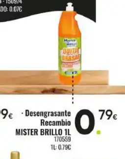 Family Cash MISTER BRILLO Desengrasante Recambio oferta
