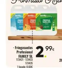 Family Cash FAMILY Friegasuelos Profesional oferta