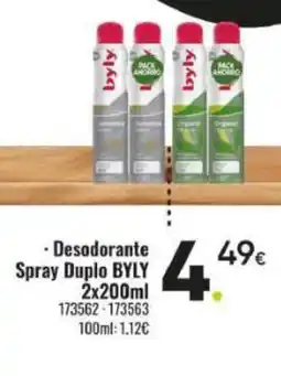 Family Cash BYLY Desodorante Spray Duplo oferta