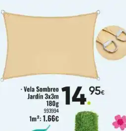 Family Cash Vela Sombreo Jardín 3x3m oferta