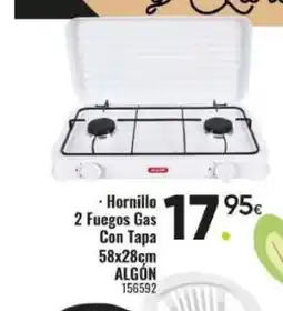 Family Cash ALGÓN Hornillo 2 Fuegos Gas Con Tapa oferta