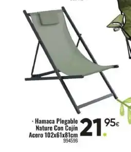 Family Cash Hamaca Plegable Nature Con Cojín Acero oferta