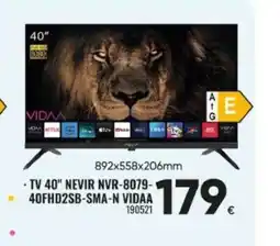 Family Cash NEVIR TV 40" NVR-8079- 40FHD2SB-SMA-N VIDAA oferta