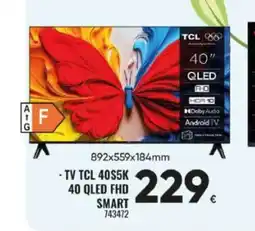 Family Cash TCL TV 40S5K 40 QLED FHD SMART oferta